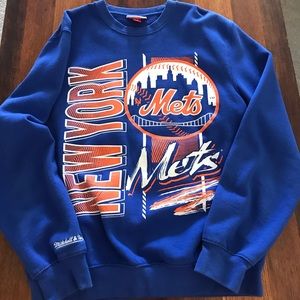 Mitchell & Ness New York Mets Crew Neck Sweatshirt